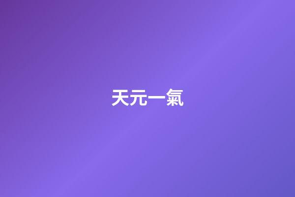 天元一氣