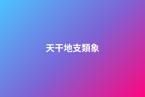 天干地支類象