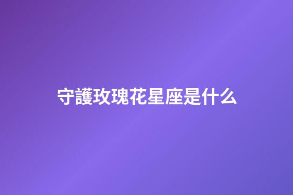 守護玫瑰花星座是什么-第1張-星座運勢-玄機派