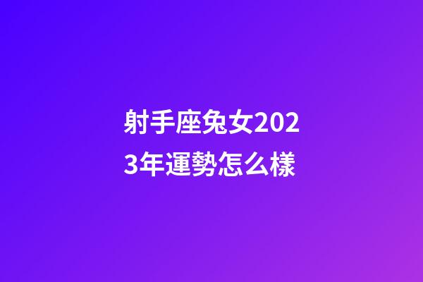 射手座兔女2023年運勢怎么樣-第1張-星座運勢-玄機派