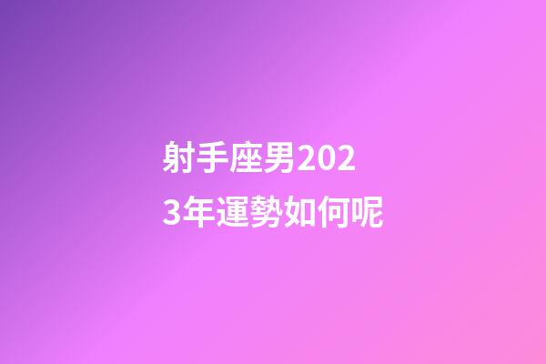 射手座男2023年運勢如何呢-第1張-星座運勢-玄機派