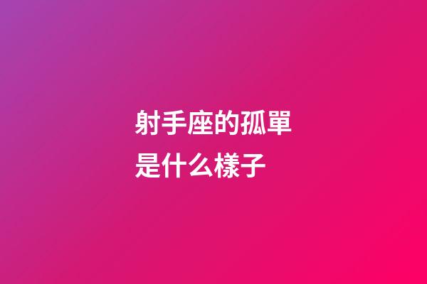 射手座的孤單是什么樣子-第1張-星座運(yùn)勢-玄機(jī)派