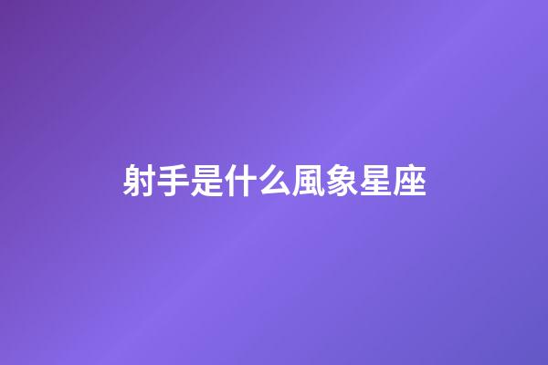 射手是什么風象星座-第1張-星座運勢-玄機派
