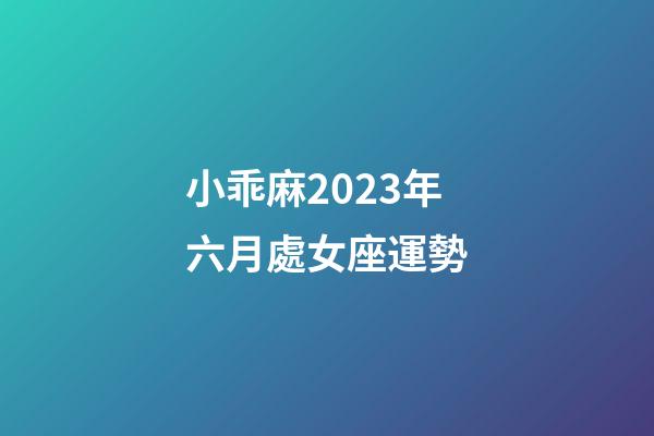 小乖麻2023年六月處女座運勢-第1張-星座運勢-玄機派