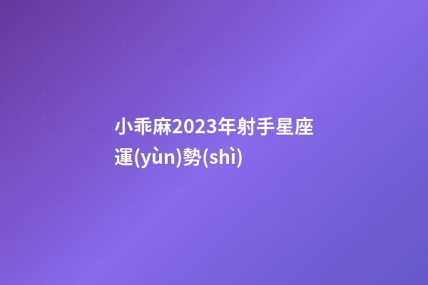 小乖麻2023年射手星座運(yùn)勢(shì)-第1張-星座運(yùn)勢(shì)-玄機(jī)派