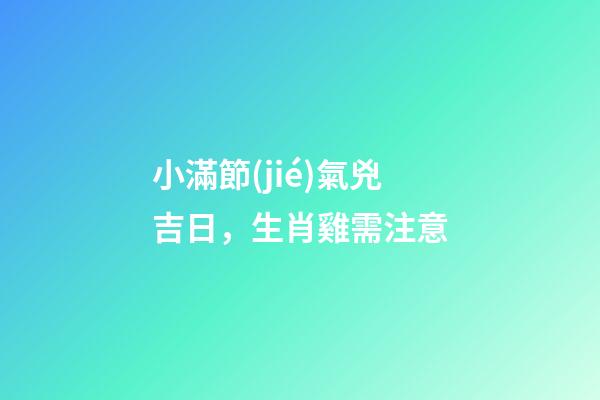 小滿節(jié)氣兇吉日，生肖雞需注意