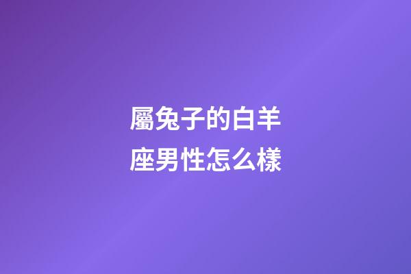 屬兔子的白羊座男性怎么樣-第1張-星座運(yùn)勢(shì)-玄機(jī)派