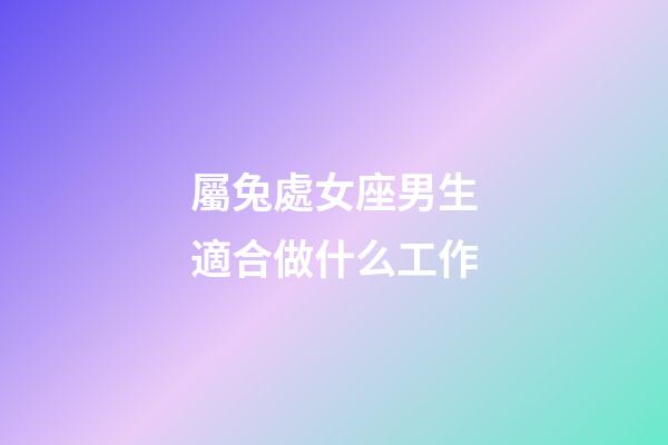 屬兔處女座男生適合做什么工作-第1張-星座運勢-玄機派