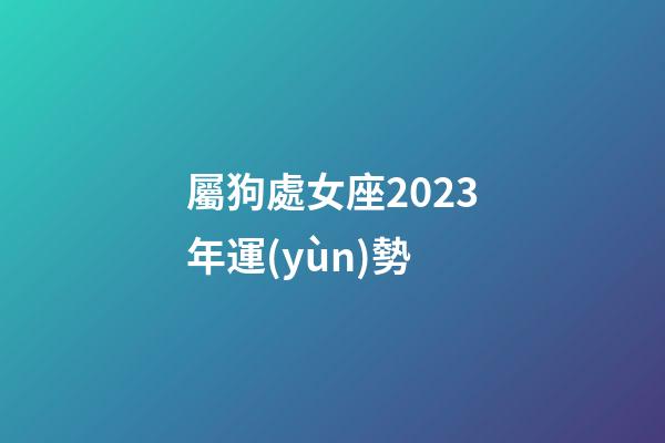 屬狗處女座2023年運(yùn)勢-第1張-星座運(yùn)勢-玄機(jī)派