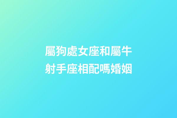 屬狗處女座和屬牛射手座相配嗎婚姻-第1張-星座運勢-玄機派