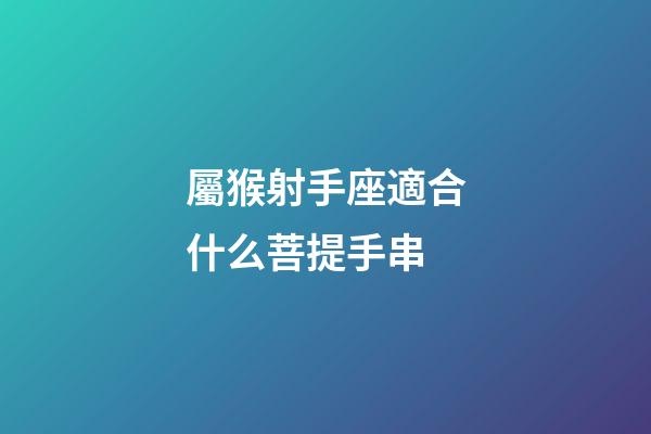 屬猴射手座適合什么菩提手串