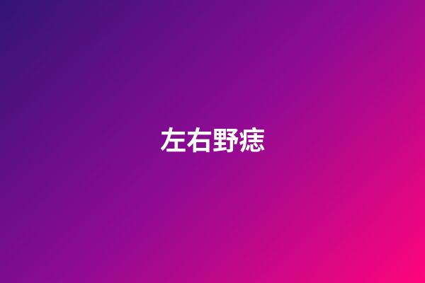 左右野痣