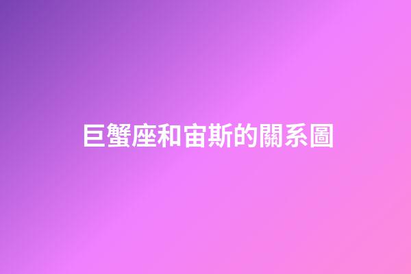 巨蟹座和宙斯的關系圖-第1張-星座運勢-玄機派