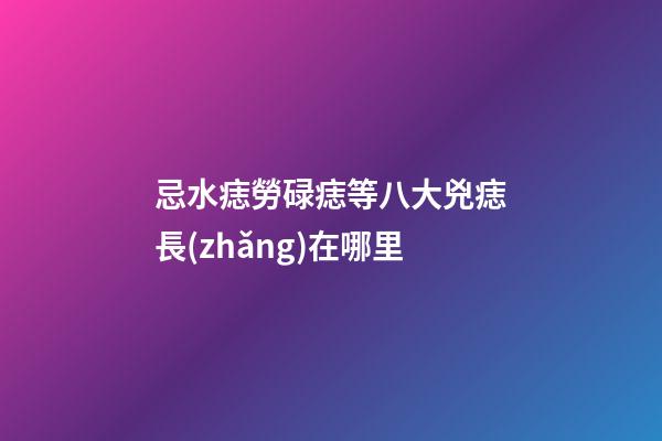 忌水痣勞碌痣等八大兇痣長(zhǎng)在哪里