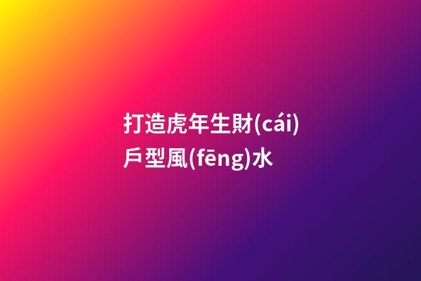 打造虎年生財(cái)戶型風(fēng)水