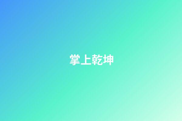 掌上乾坤