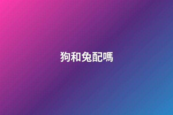 狗和兔配嗎（兔和狗在一起對(duì)誰(shuí)不利）-第1張-星座運(yùn)勢(shì)-玄機(jī)派
