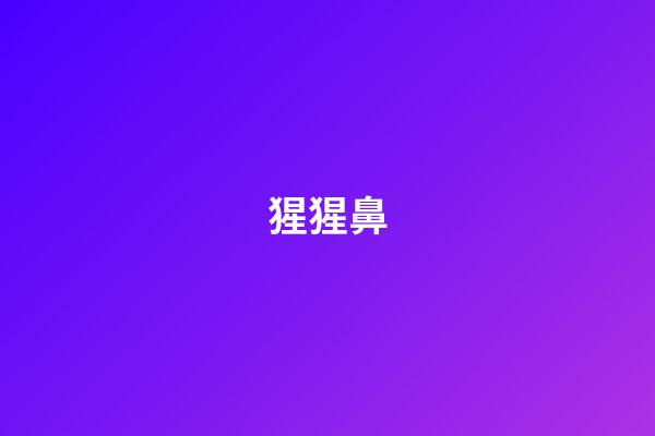 猩猩鼻