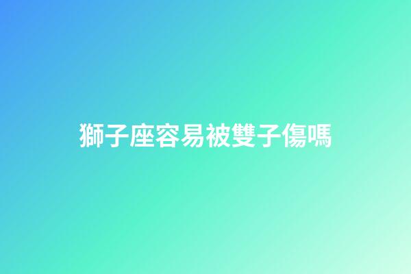 獅子座容易被雙子傷嗎-第1張-星座運勢-玄機派