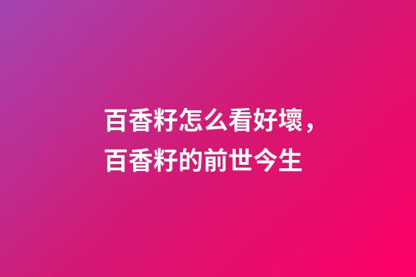 百香籽怎么看好壞，百香籽的前世今生-第1張-觀點(diǎn)-玄機(jī)派