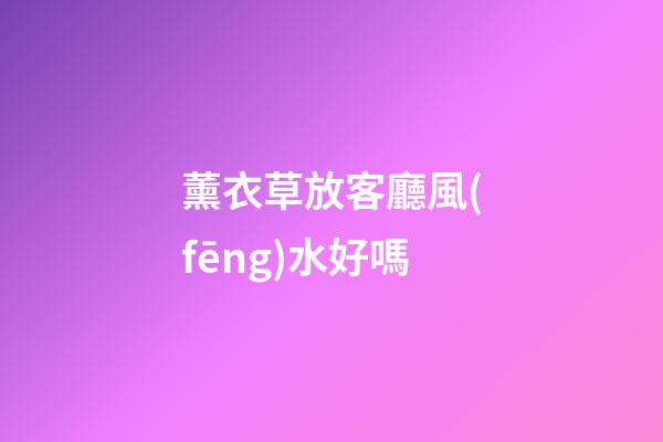 薰衣草放客廳風(fēng)水好嗎