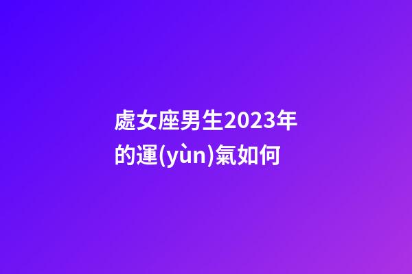處女座男生2023年的運(yùn)氣如何-第1張-星座運(yùn)勢-玄機(jī)派