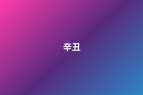 辛丑