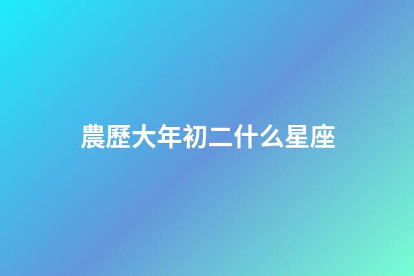 農歷大年初二什么星座-第1張-星座運勢-玄機派