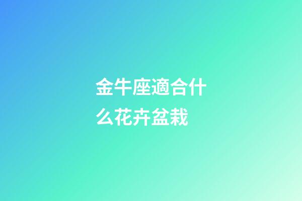 金牛座適合什么花卉盆栽-第1張-星座運勢-玄機派