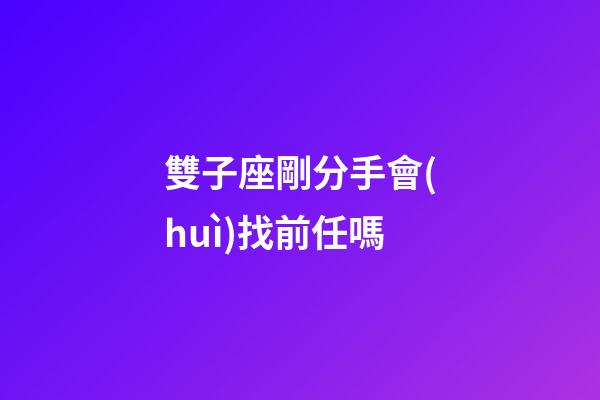 雙子座剛分手會(huì)找前任嗎-第1張-星座運(yùn)勢(shì)-玄機(jī)派