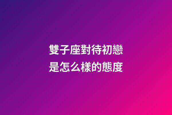 雙子座對待初戀是怎么樣的態度-第1張-星座運勢-玄機派