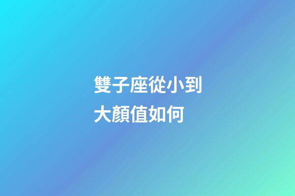 雙子座從小到大顏值如何-第1張-星座運勢-玄機派