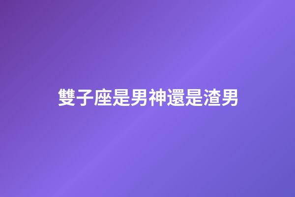 雙子座是男神還是渣男-第1張-星座運勢-玄機派