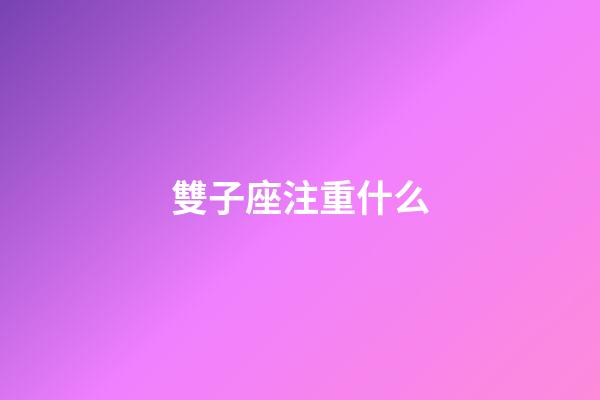 雙子座注重什么-第1張-星座運(yùn)勢(shì)-玄機(jī)派