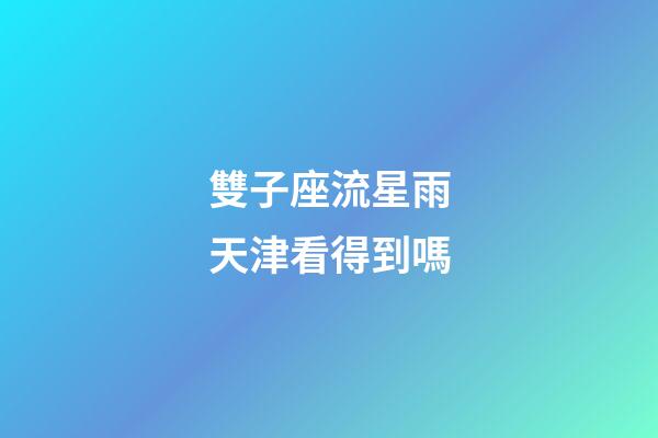 雙子座流星雨天津看得到嗎-第1張-星座運勢-玄機派