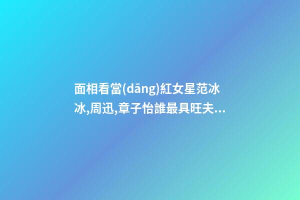 面相看當(dāng)紅女星范冰冰,周迅,章子怡誰最具旺夫運(yùn)
