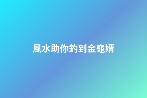 風水助你釣到金龜婿