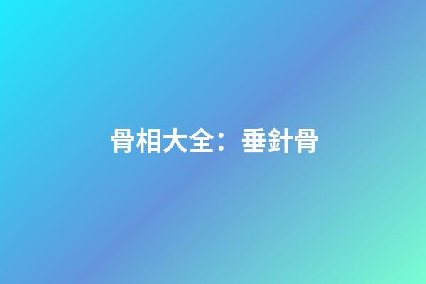 骨相大全：垂針骨
