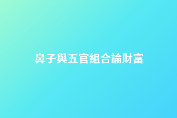 鼻子與五官組合論財富